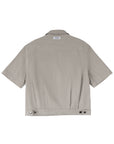 Asymmetric Seam Denim Shirt 不對稱結構牛仔襯衫 - GREY