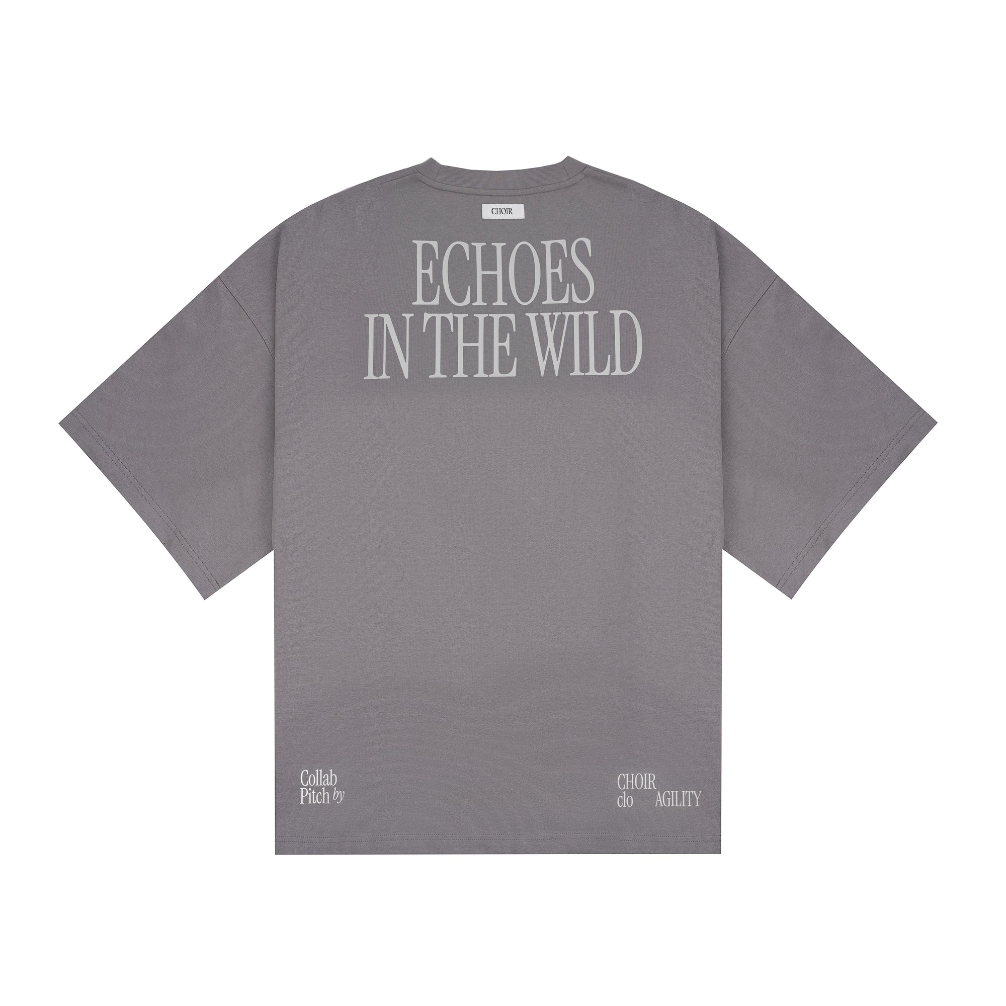 Collab Logo Tee - Gray