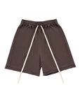 Double Layer Shorts 不收邊設計棉褲 - DARK GREY