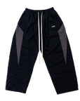 Retro Nylon Pants-Black / Grey