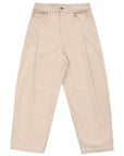 Balloon Pants 前打摺錐形褲 - Beige