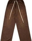Sweat Pant 牛仔造型棉褲 - Brown