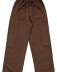 Sweat Pant 牛仔造型棉褲 - Brown