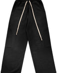 Sweat Pant 牛仔造型棉褲 - Black