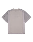 Mesh Tee 拼接刺繡球衣 - GREY