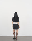 Two-Layer Skirt 雙層結構短裙-Gray