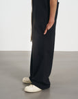 Sweat Pant 牛仔造型棉褲 - Black