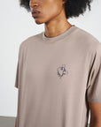 Choir Overlay Serif Monogram Logo Tee 圈型印花短袖踢恤 - BROWN