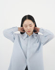 Structured Pocket Shirt 結構口袋襯衫-Blue