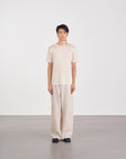Minimal Logo Tee logo 短袖上衣 - BEIGE