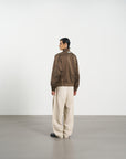 Suede Hunting Jacket 設計剪裁工裝外套- Brown