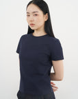 Logo T-Shirt 02 圓領品牌T恤-Navy