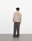 Raglan Hooded Shirt 拉克蘭連帽襯衫-Khaki