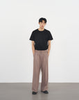 Relaxed Tailored Trousers 寬鬆西裝長褲-Brown
