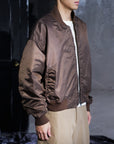 Flight Bomber Jacket 尼龍飛行外套-Brown