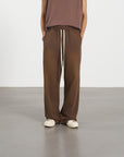 Sweat Pant 牛仔造型棉褲 - Brown