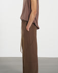 Sweat Pant 牛仔造型棉褲 - Brown