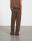 Sweat Pant 牛仔造型棉褲 - Brown