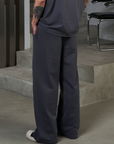 Neutrals Two Tuck Pants-Gray