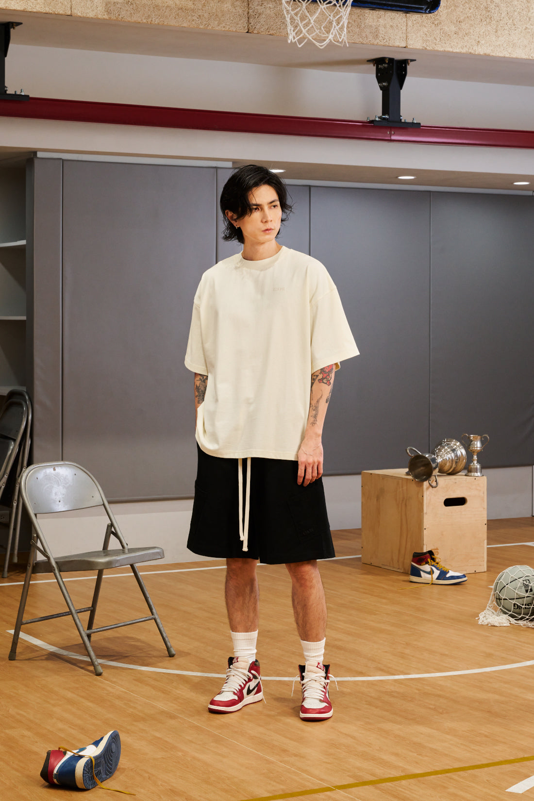 Neutrals Wide Tee - Beige
