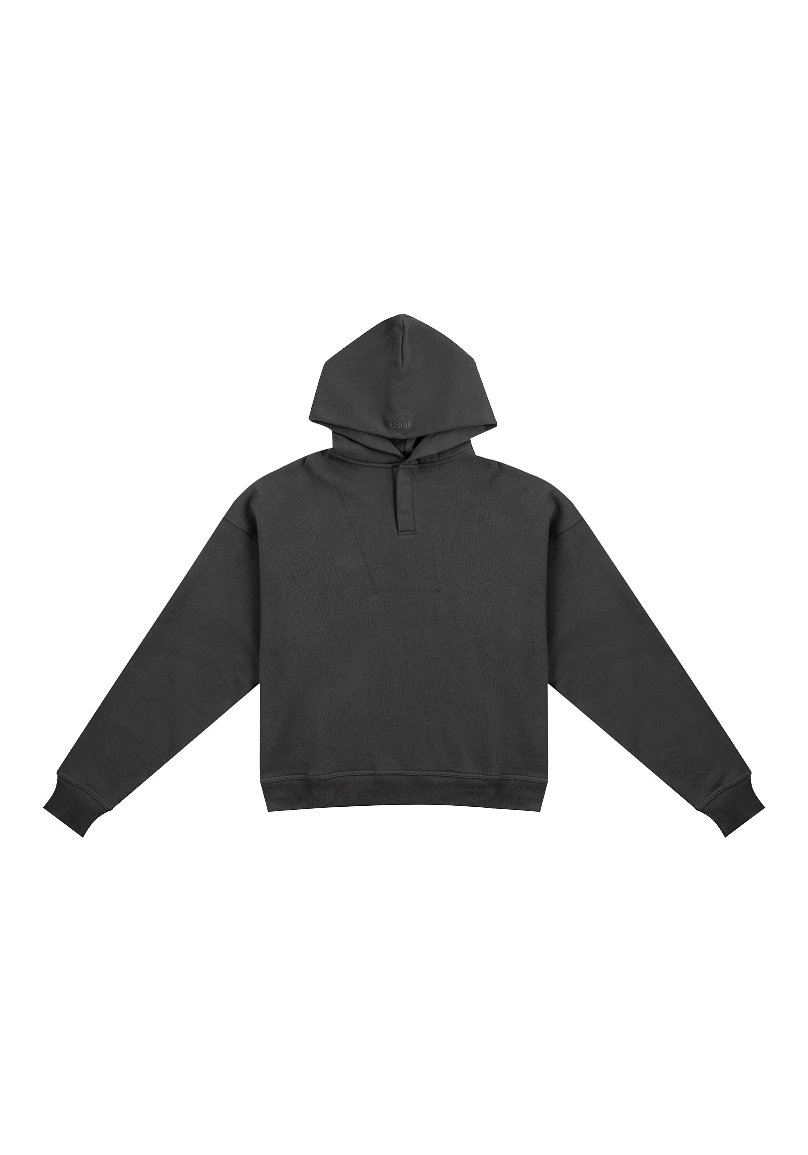 Neutrals Panel Hoodie - Gray