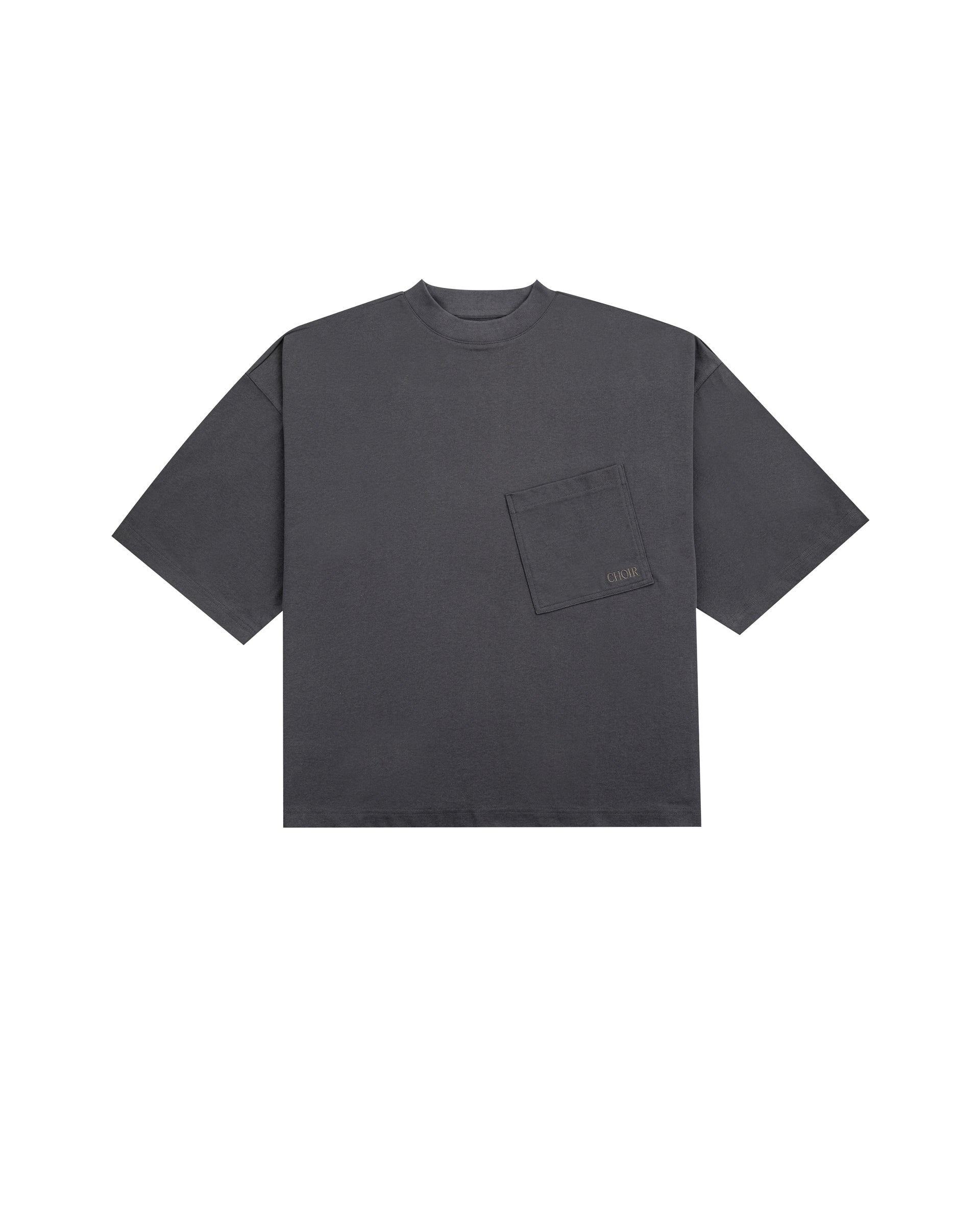 NEUTRALS Pocket Tee - Gray