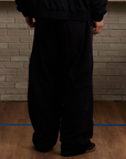 Retro Nylon Pants-Black / Grey