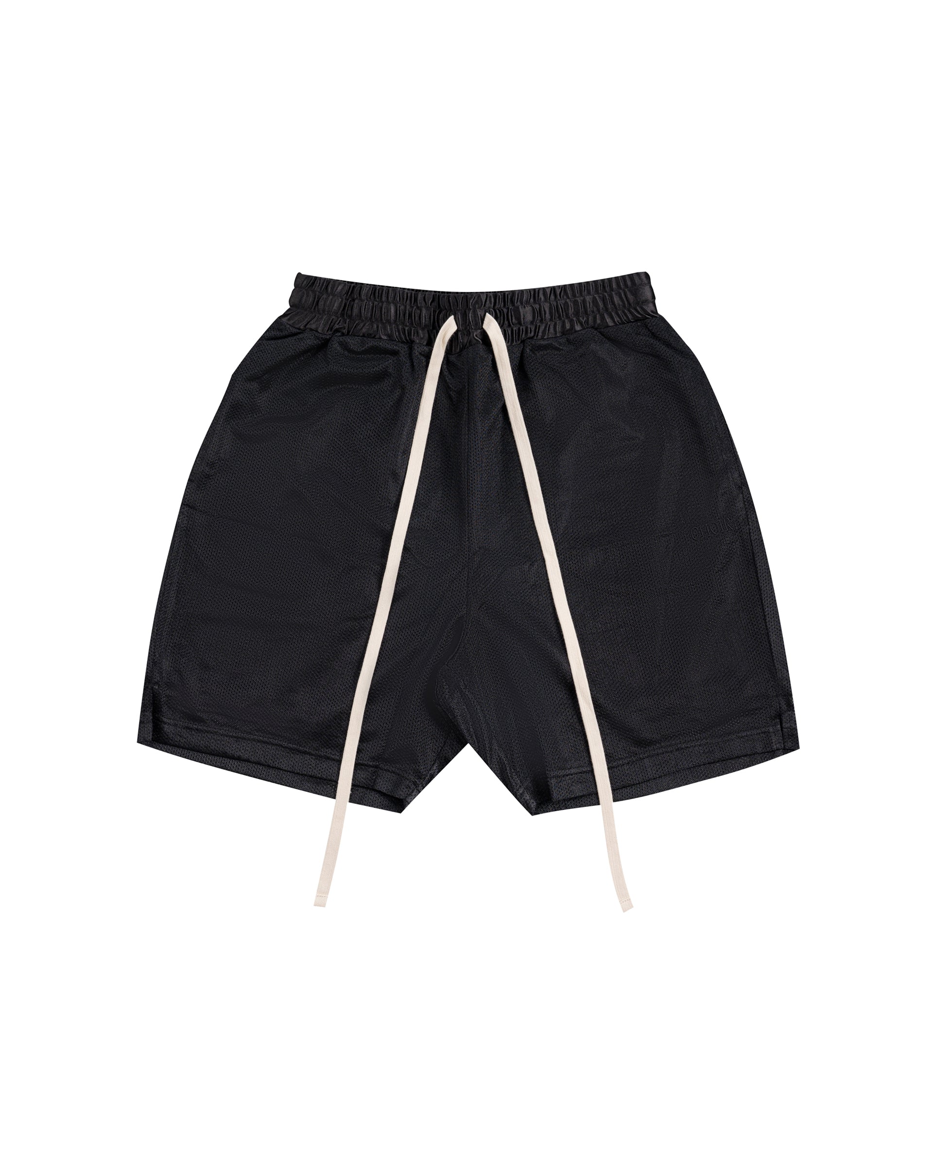 NEUTRALS Sweat Mesh Shorts - Black