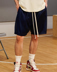 NEUTRALS Sweat Mesh Shorts - Navy