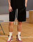 NEUTRALS Sweat Mesh Shorts - Black