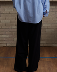 Wide Trousers-Black