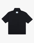 Half Zip Polo - Black