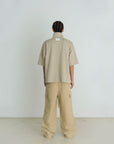 Half Zip Polo - Khaki