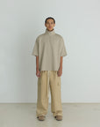 Half Zip Polo - Khaki