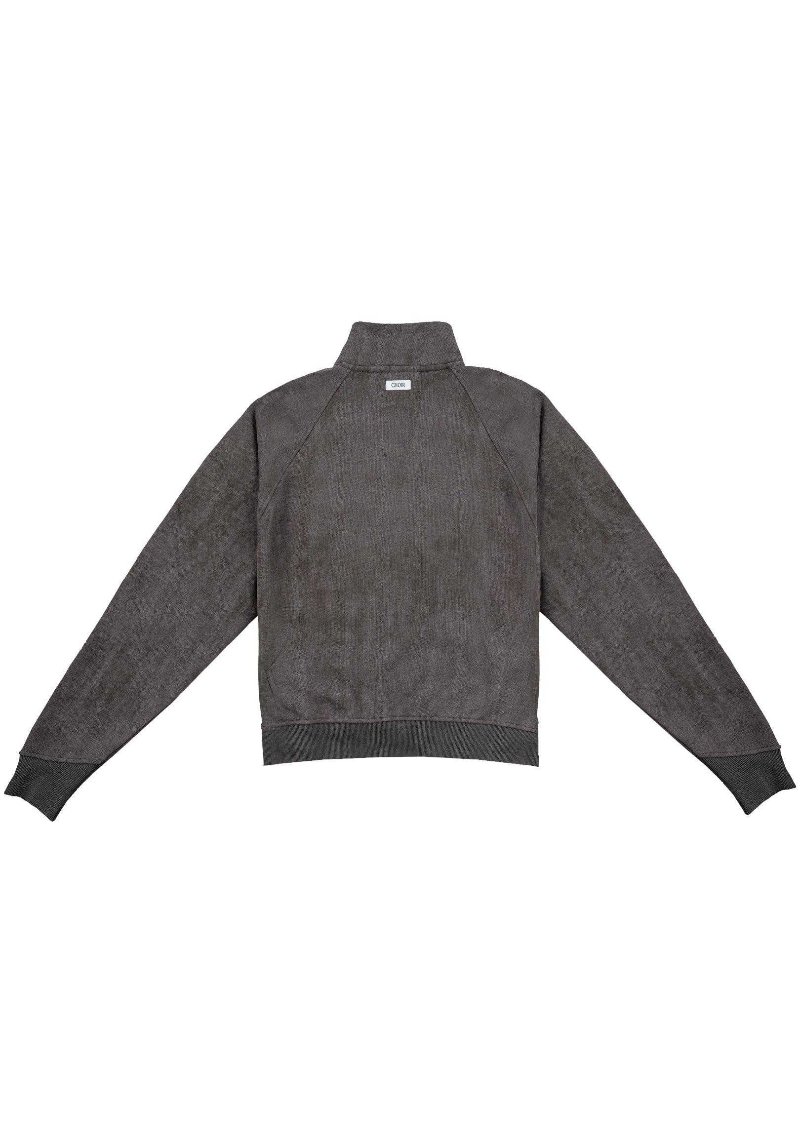 Ribbed Jacket 拼接羅紋外套 - GREY