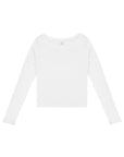 Lightweight Crewneck Top 羅紋長袖-White