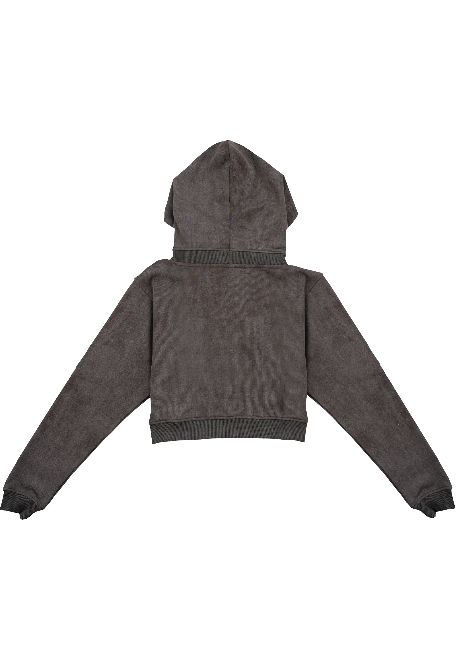 Cropped Hoodie 短版剪裁帽T - GREY