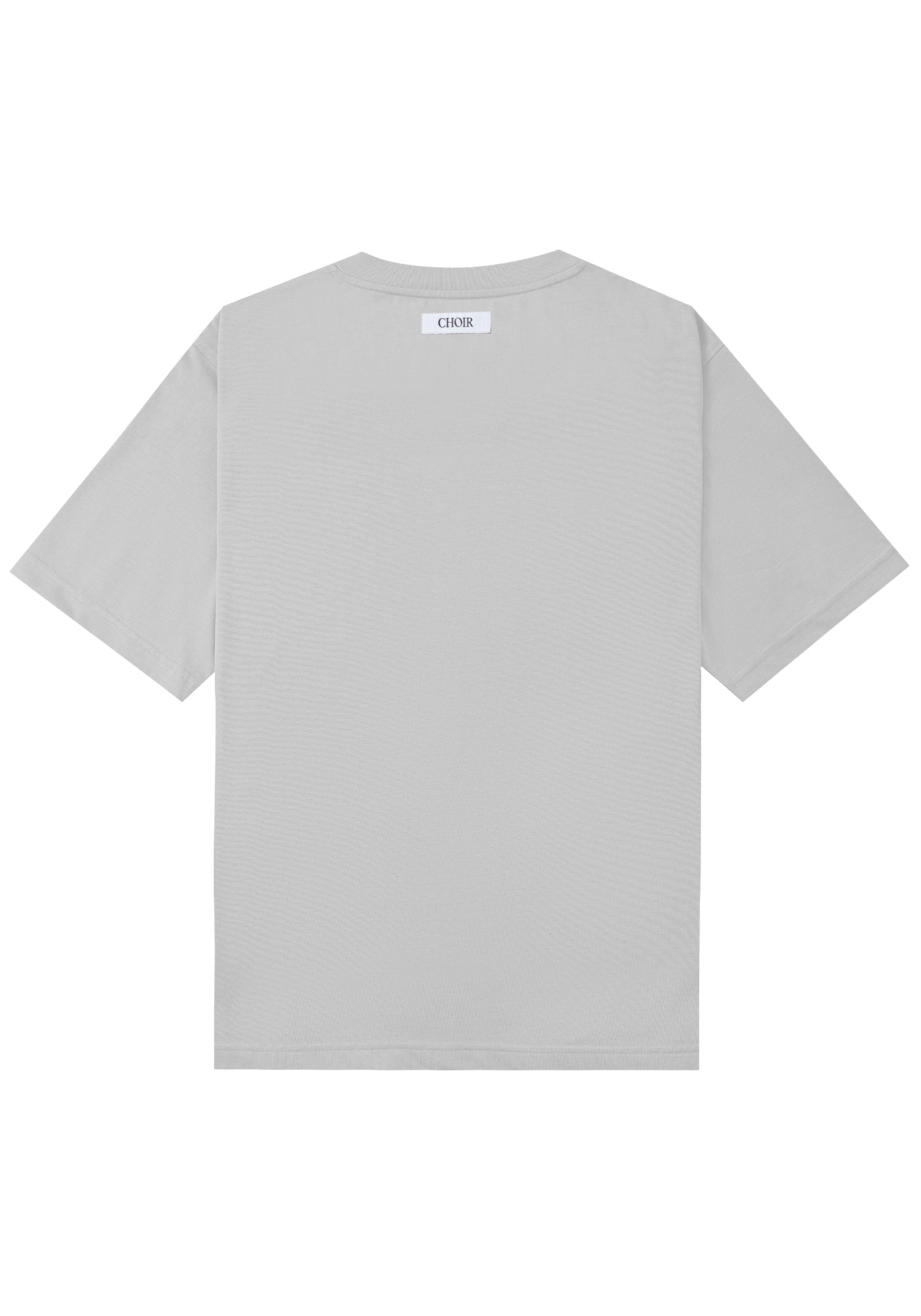 Choir Cursive Logo Tee 草寫繡花短袖踢恤 - GRAY