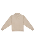 Knit Sweater 絲瓜領衛衣 - Beige