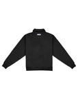 Knit Sweater 絲瓜領衛衣 - Black
