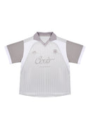 Jersey Polo Logo 翻領休閒球衣-Gray