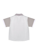 Jersey Polo Logo 翻領休閒球衣-Gray