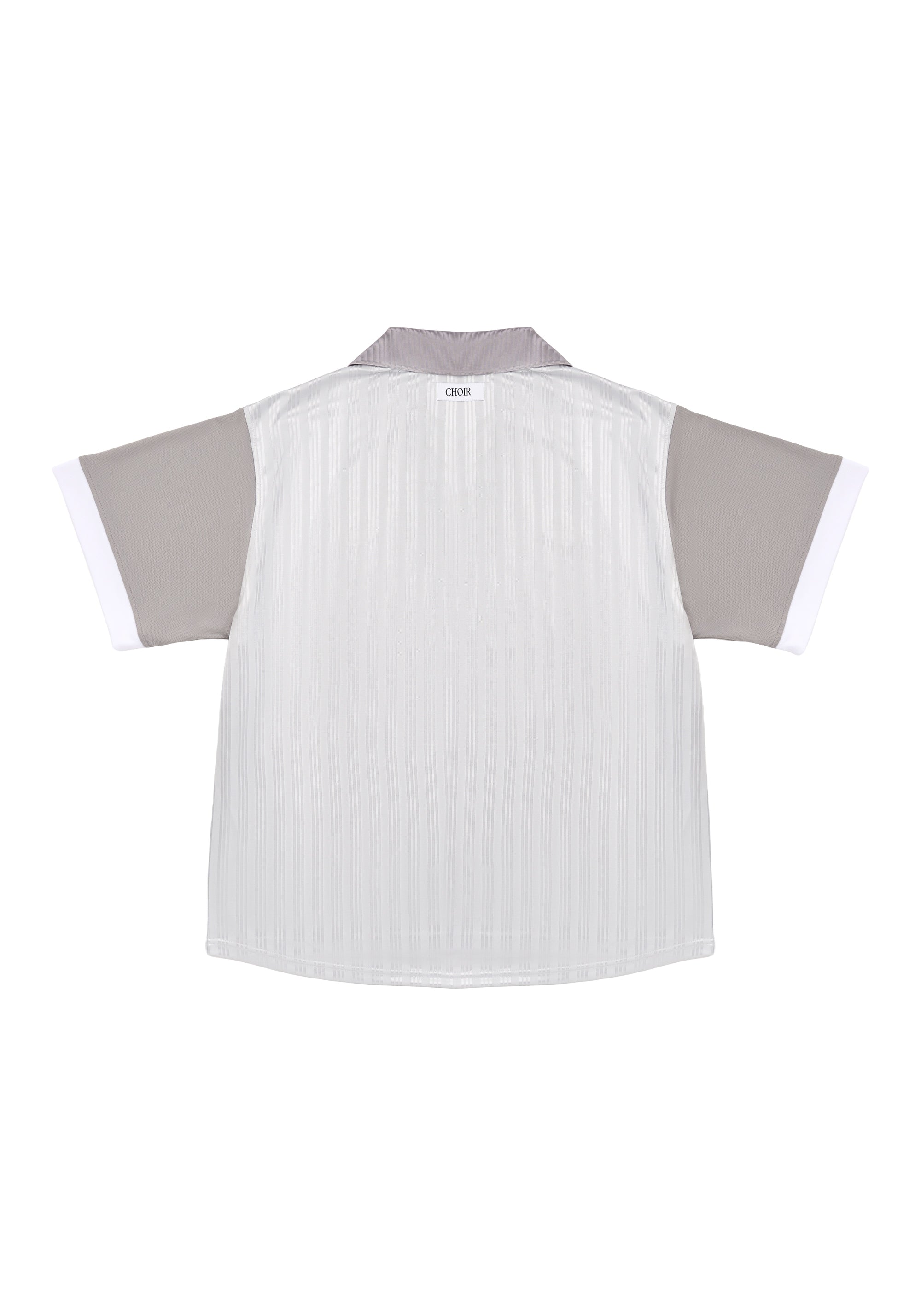 Jersey Polo LOGO 翻領休閒球衣 - GREY