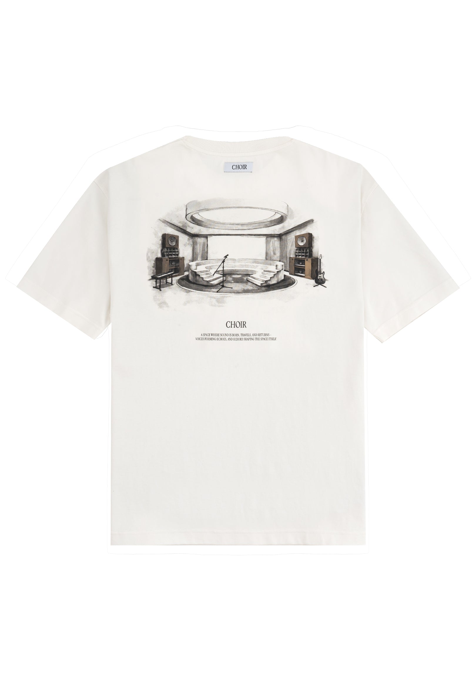 Choir Band Tee 樂團踢恤 - White