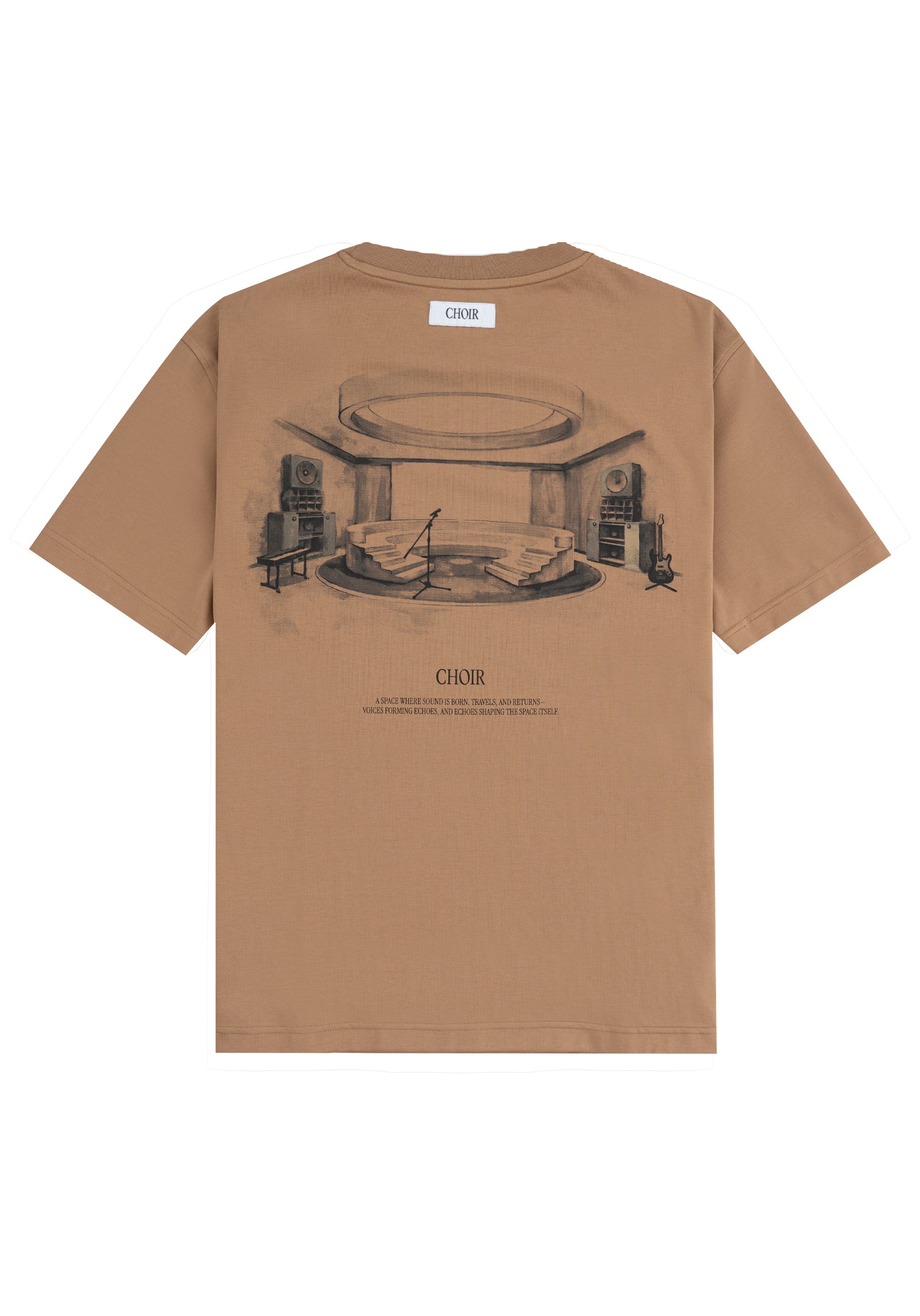 Choir Band Tee 樂團踢恤 - Brown