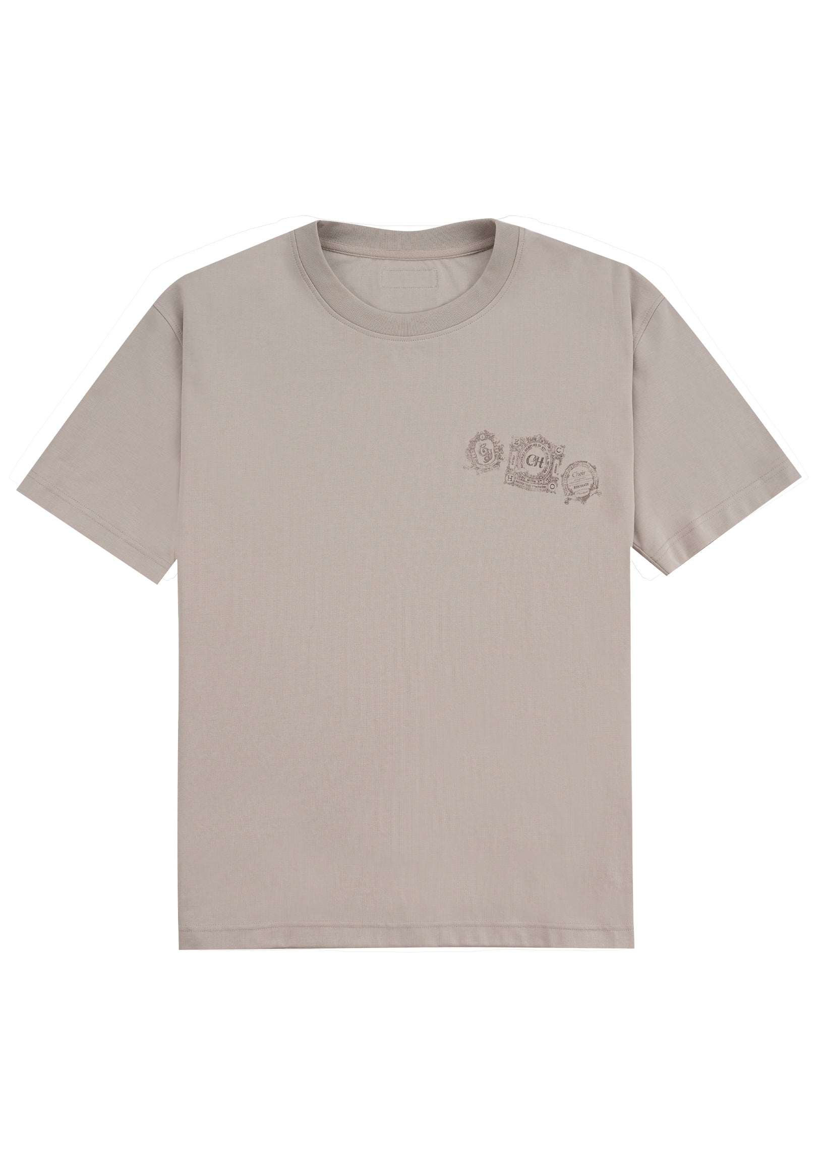 Choir Stampage Tee 印章踢恤 - GREY