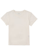 Logo T-Shirt  01 V領品牌T恤-Beige