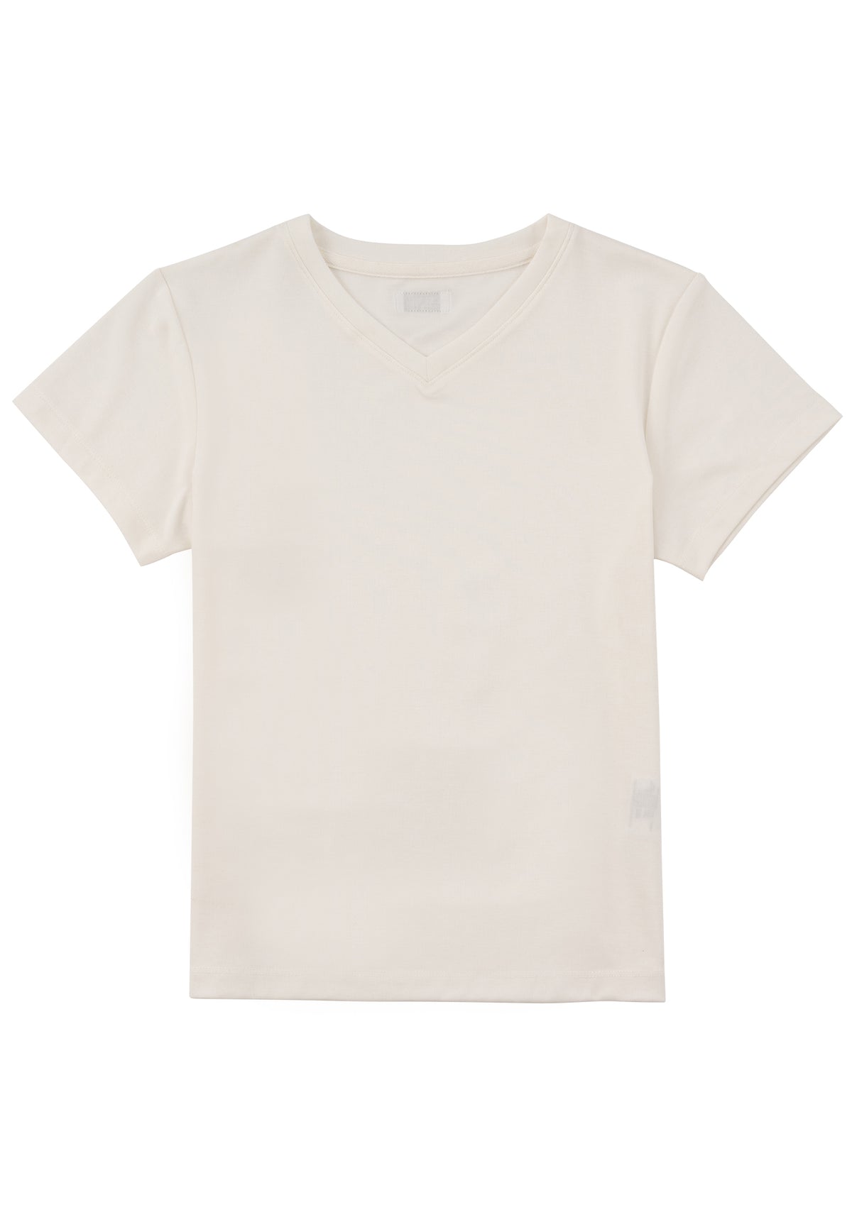 Logo T-Shirt  01 V領品牌T恤-Beige
