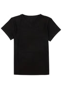 Logo T-Shirt  01 V領品牌T恤-Black
