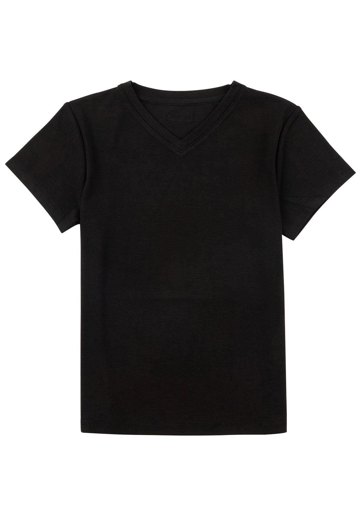 Logo T-Shirt  01 V領品牌T恤-Black